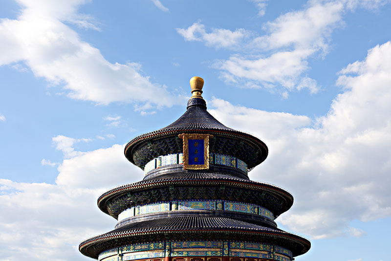 中国元素天坛建筑物祈年殿