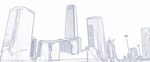 世贸中心简笔画图片