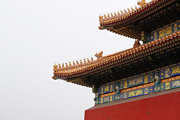 北京故宫看宫殿