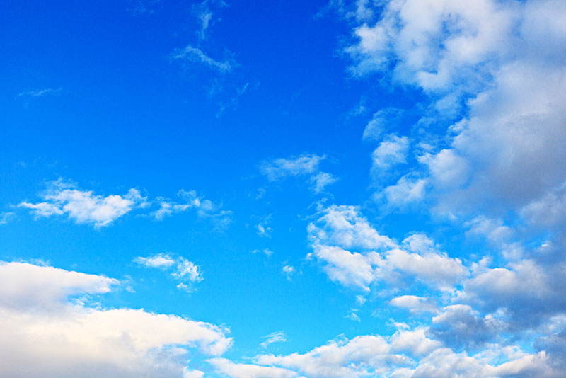 蓝天白云高清背景图图片